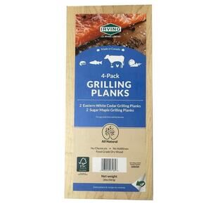 Irving Grilling Planks 4 pack
2 Sugar Maple & 2 White Cedar 
New Sealed